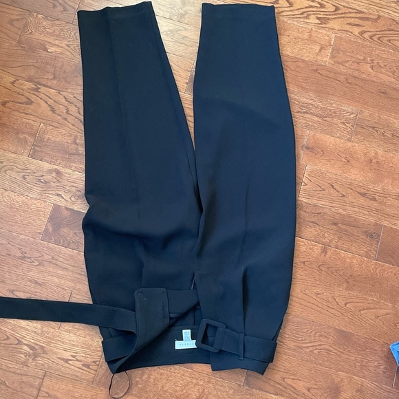 topshop formal office wear pants with attached belt - Picture 1 of 3